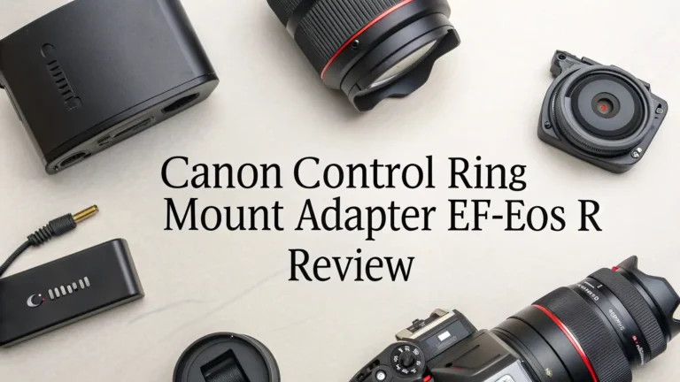 Canon Control Ring Mount Adapter EF-EOS R Review
