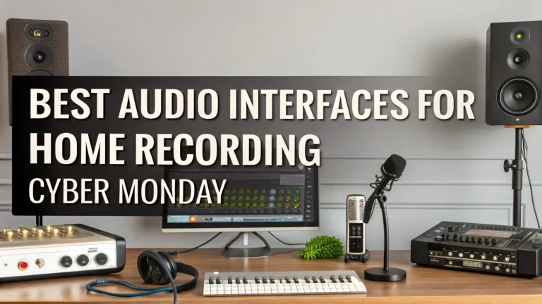 9 Best Audio Interfaces for Home Recording Cyber Monday 2025