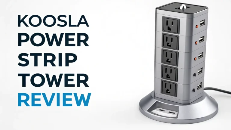 KOOSLA Power Strip Tower Review 2026: Is It Worth the Money?