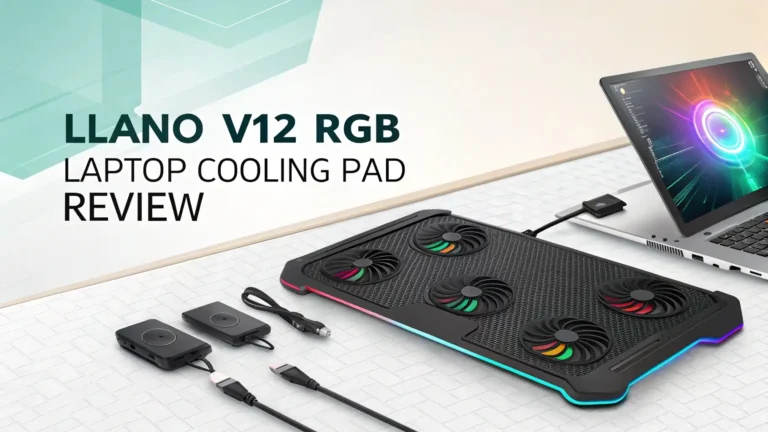 Llano V12 RGB Laptop Cooling Pad Review 2026: The Ultimate Guide