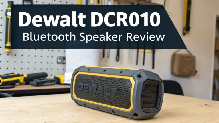 DEWALT DCR010 Bluetooth Speaker Review 2026: Worth Buying?
