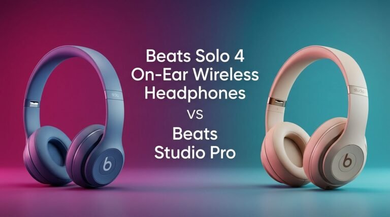 Beats Solo 4 On-Ear Wireless Headphones vs Beats Studio Pro