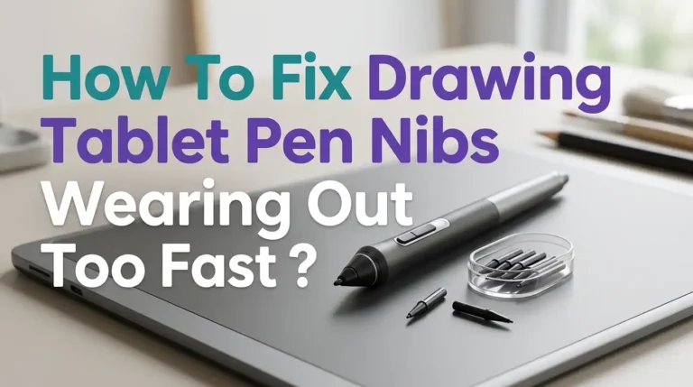 How To Fix Drawing Tablet Pen Nibs Wearing Out Too Fast?