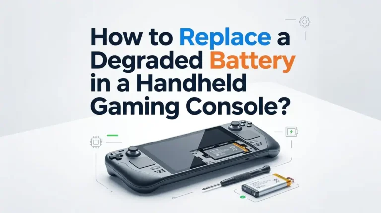 How to Replace a Degraded Battery in a Handheld Gaming Console?