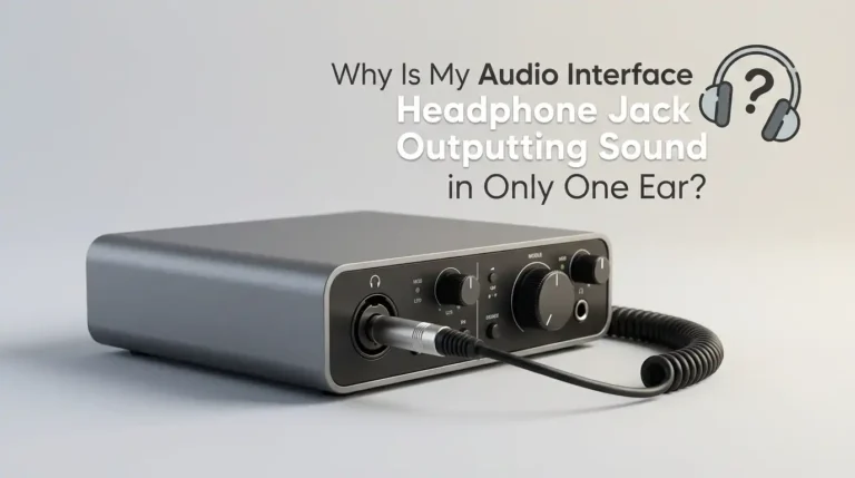 Why Is My Audio Interface Headphone Jack Outputting Sound in Only One Ear?