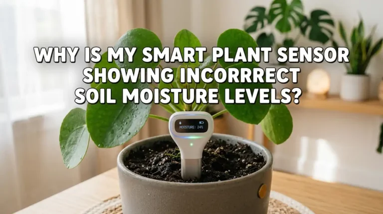 Why Is My Smart Plant Sensor Showing Incorrect Soil Moisture Levels?