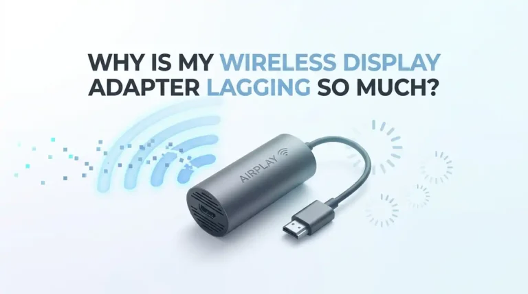 Why Is My Wireless Display Adapter Lagging So Much?