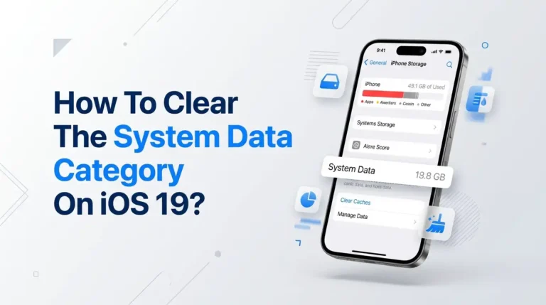 How To Clear The System Data Category On iOS 19?
