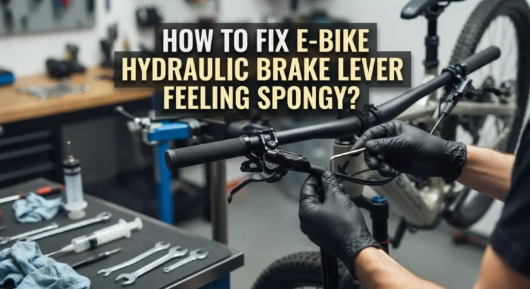 How To Fix E-Bike Hydraulic Brake Lever Feeling Spongy?