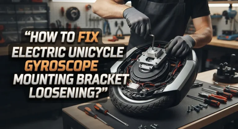 How To Fix Electric Unicycle Gyroscope Mounting Bracket Loosening?