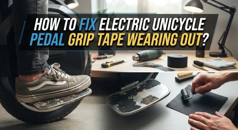 How To Fix Electric Unicycle Pedal Grip Tape Wearing Out?