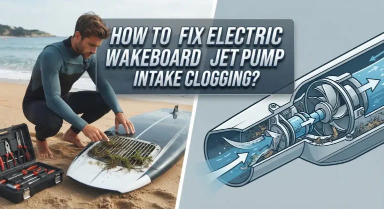 How To Fix Electric Wakeboard Jet Pump Intake Clogging?