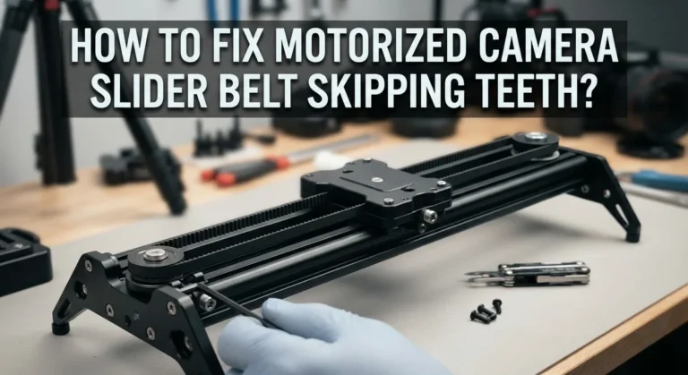How To Fix Motorized Camera Slider Belt Skipping Teeth?