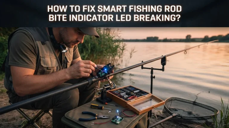 How To Fix Smart Fishing Rod Bite Indicator LED Breaking?