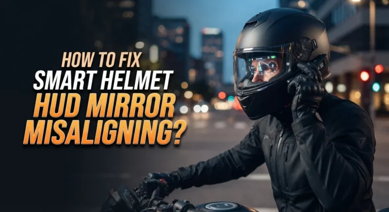 How To Fix Smart Helmet HUD Mirror Misaligning?