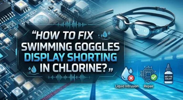 How To Fix Smart Swimming Goggles Display Shorting In Chlorine?