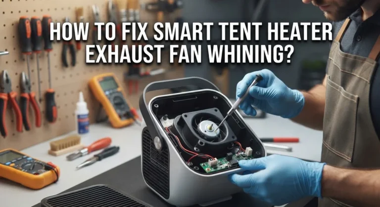How To Fix Smart Tent Heater Exhaust Fan Whining?