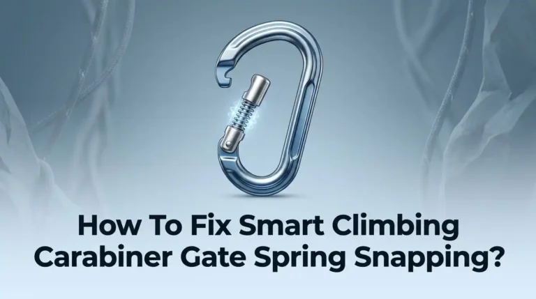 How To Fix Smart Climbing Carabiner Gate Spring Snapping?