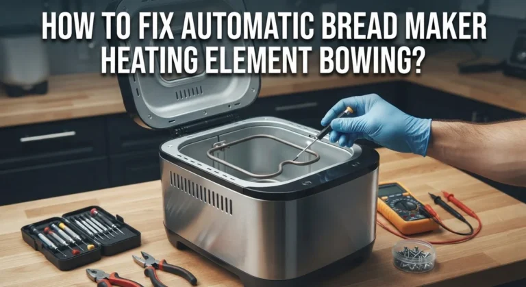 How To Fix Automatic Bread Maker Heating Element Bowing?