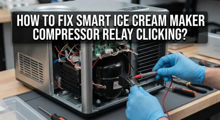 How To Fix Smart Ice Cream Maker Compressor Relay Clicking?