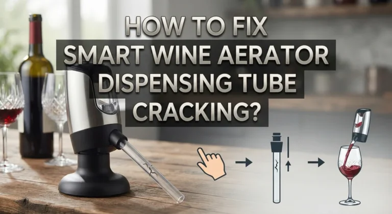 How To Fix Smart Wine Aerator Dispensing Tube Cracking?