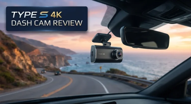 Type S 4K Dash Cam Review: Features, Performance, and Safety Ratings
